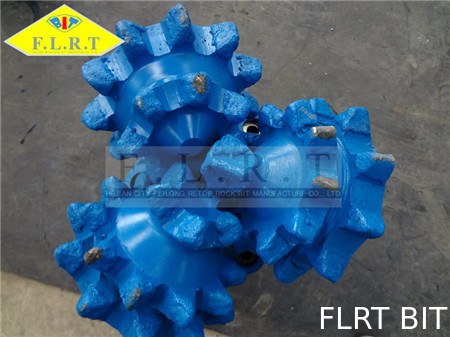 Good price Blue Steel Tooth Tricone Bit Soft Formation For Shallow Well Drilling online